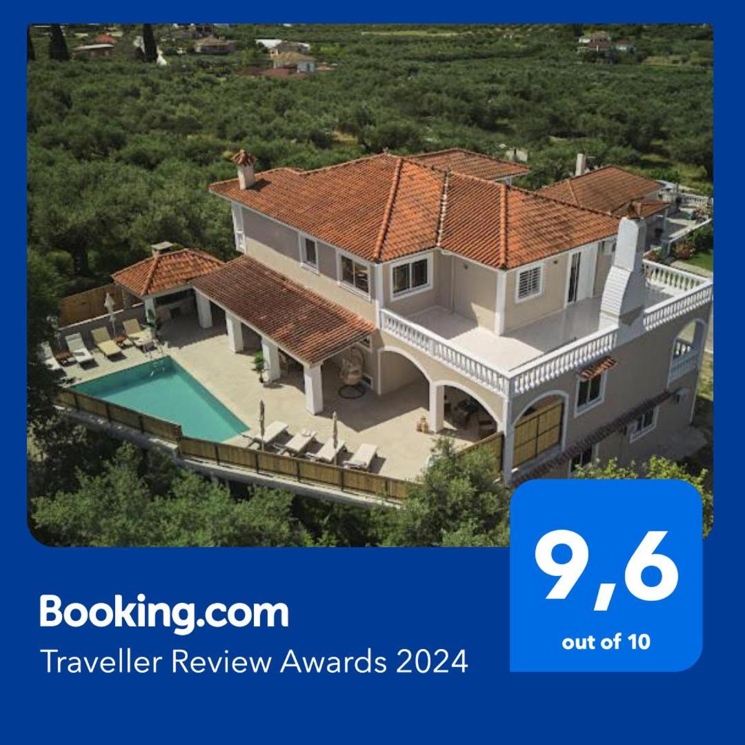 Galadriel Villa With Private Pool & Jacuzzi Kato Yerakarion Bagian luar foto